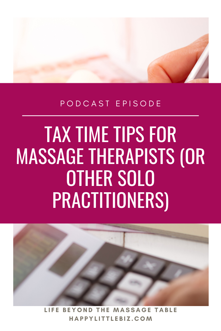 Tax tips for Massage Therapists » happy little biz